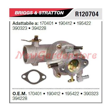 Carburador de cuba B&S cortacésped 170401 190412 R120704