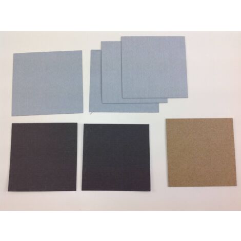 Kit de 7 hojas de juntas de motor para motosierra, desbrozadora y cortacésped de 15x15 cm (1/4)