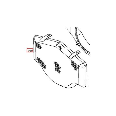 Protezione detriti motore tagliaerba BRIGGS & STRATTON 690840