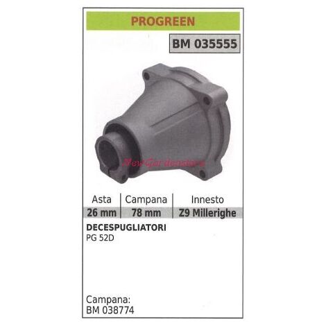 Conjunto embrague desbrozadora PROGREEN PG 52D 035555