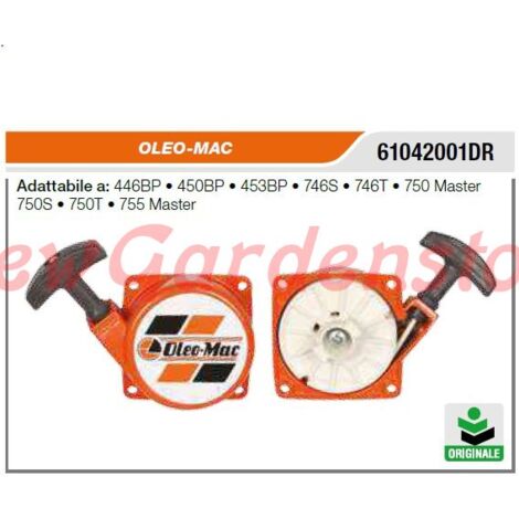 Arrancador desbrozadora OLEOMAC 446BP 450BP 453BP 746S 746T 61042001DR ORIGINAL