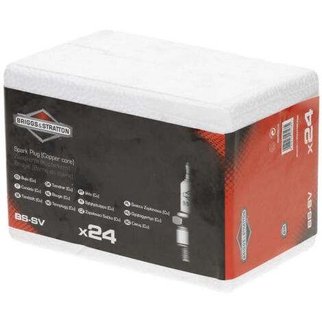 Bujías para motor de tractor de césped Briggs & Stratton 24 piezas (1/2)
