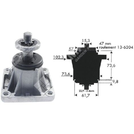 🪛 Husillo De Cuchilla Para Tractor Cortacésped MTD B12, B120 (91cm / 36″) – Pieza De Repuesto