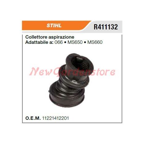 Colector de admisión motosierra STIHL 066 MS650 MS660 R411132