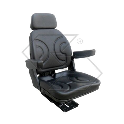 Asiento COBO de pvc con suspensión mecánica para tractor agrícola