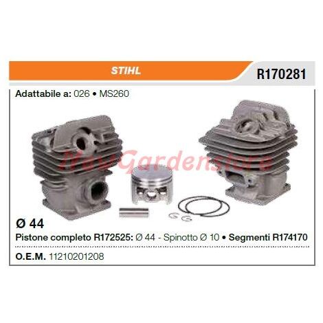 Segmentos de cilindro de émbolo Motosierra STIHL 026 MS260 R170281