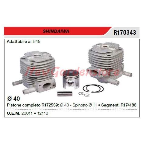 Segmento de cilindro de desbrozadora SHINDAIWA B45 R170343
