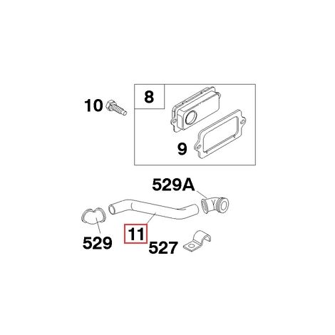 Tubo originale motore BRIGGS & STRATTON 690517
