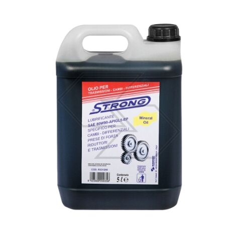 Aceite lubricante STRONG para cajas de cambio, diferenciales SAE 80W90 5 litros