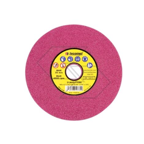 Juego de 3 discos color rubí grano grueso para afiladores de cadenas de motosierra