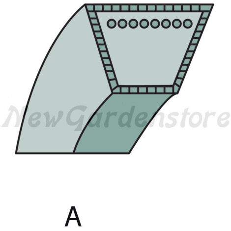 Correa trapezoidal ORIGINAL AGRIA 400 5300 para tractor cortacésped