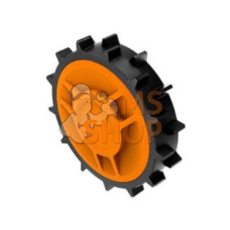 Kit 2 ruedas con tacos para robot cortacésped WORX WR141 - WR142 - WR143 - WR167