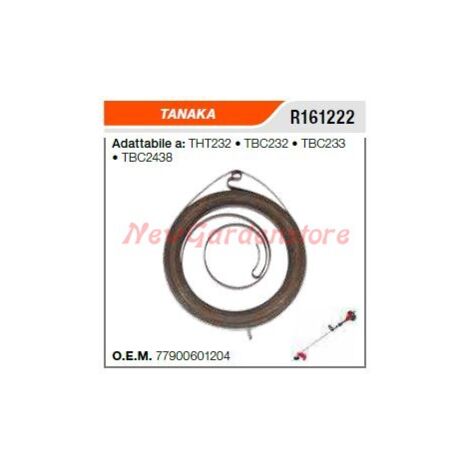 Muelle de arranque TANAKA para desbrozadora THT232 TBC232 233 2438 R161222
