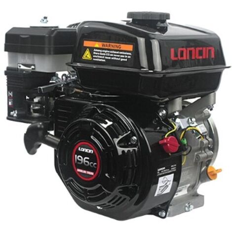Motor cónico LONCIN de 196cc completo con gasolina de tiro horizontal