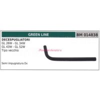 GREENLINE desbrozadora GL 26W 34W medio mango derecho tipo antiguo 014838