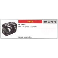 Silenciador de escape DAYE cortacésped DG 350 98cc OHV 037873