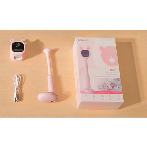 Babyphone caméra Ezviz BM1 Rose