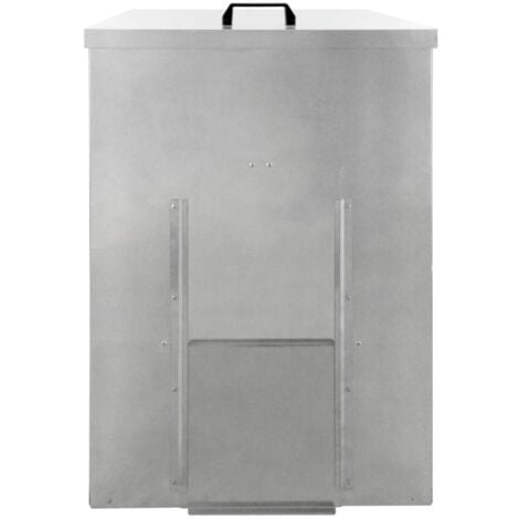 Coal Storage Bunker 150kg 300L Galvanised Steel Raised Metal Base