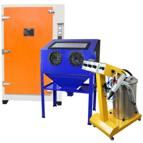 T-Mech Electrostatic Powder Coating Machine & Curing Oven & 220L