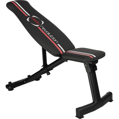 Body Revolution Adjustable Weight Bench - 6 Positions, Heavy Duty