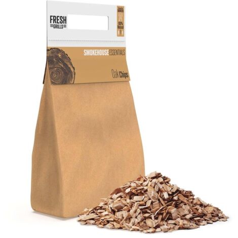100% Pure BBQ Wood Smoker Chips for Pizza Ovens, Kamado Grills &