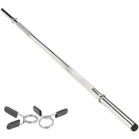 Body Revolution 1.4m Chrome Weightlifting Barbell Bar – 120KG