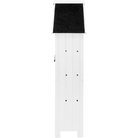 Wooden Garden Shed - White