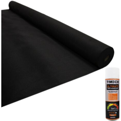 11m2 Van Lining Carpet Super Stretch Kit Camper Motor Homes Black