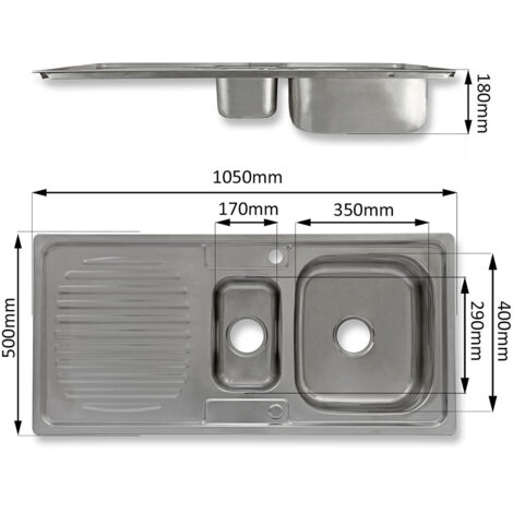 Premium Stainless Steel Kitchen Sink & Padstow Tap