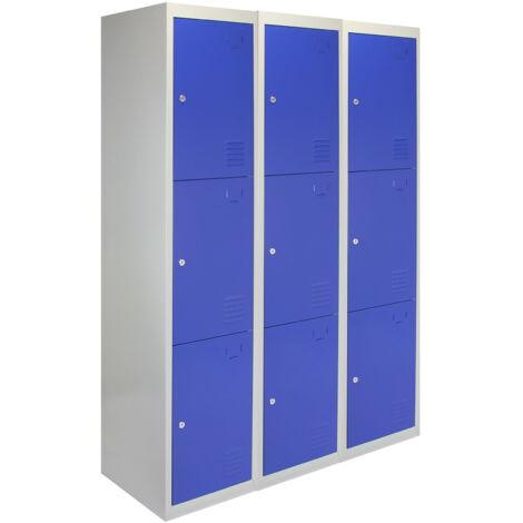 3 door store metal cupboard