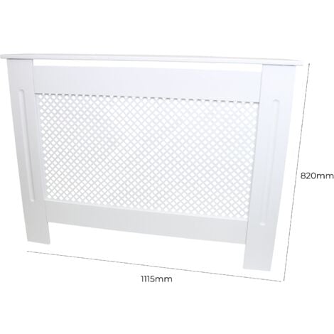 Radiator Cover MDF White 1115mm