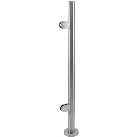 MonsterShop Stainless Steel Balustrade 1100mm High End Post,