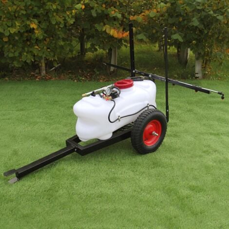 ATV Sprayer Trailer 60L Boom Quad Electric 12V Spot Crops Weed