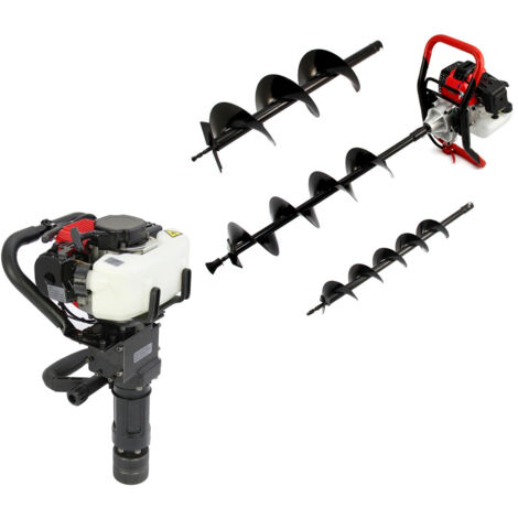 Petrol Earth Auger Drill Garden Earth Borer Post Hole Digger