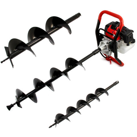 Petrol Earth Auger Drill Garden Earth Borer Post Hole Digger