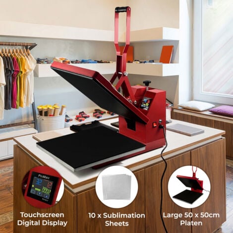 PixMax 50cm Clam Heat Press Printer