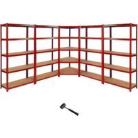 Z-Rax 90cm Corner Racking Bundle: Corner Shelving & 4 Garage