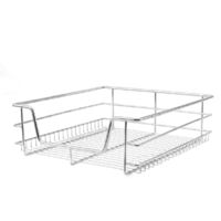 2 x KuKoo Kitchen Pull Out Storage Baskets – 600mm Wide Cabinet