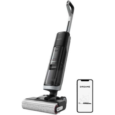 DREAME H14 Pro Nass und Trockensauger, 18 kPa Saugkraft, 180° Lie-Flat, Cura Della Spazzola a 60 °C,Asciugatura in 5 min, Dosaggio Automatico del Detergente, Controllo Tramite App
