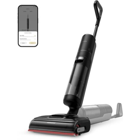 DREAME H15 Pro Nass und Trockensauger, 21kPa, Saugleistung, 0 Tangle, 100°C Bürstenwäsche, 5min 90°C Trocknung, 180° Lie-Flat, GapFree AI DescendReach Roboterarm