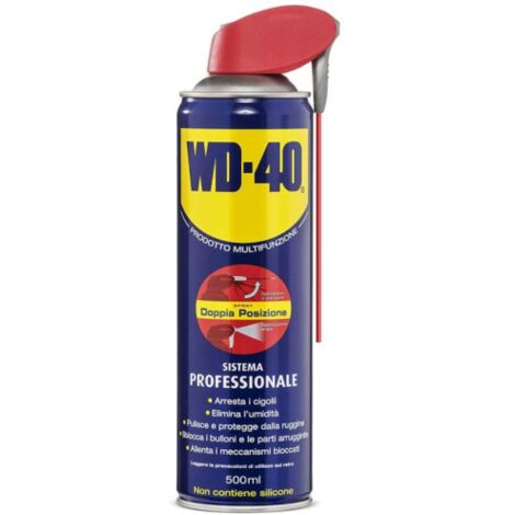 WD 40 PRODOTTO MULTIFUNZIONE SISTEMA PROFESSIONALE 500 ML