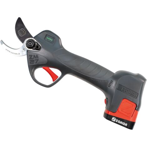 FORBICE DA POTATURA A BATTERIA ZANON ZM 27 CON 2 BATTERIE 2,5 AH
