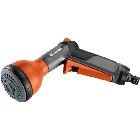 GARDENA Pistola per irrigazione multifunzione Classic, 3 tipi di getto, ideale per pulire e innaffiare(18313-20)