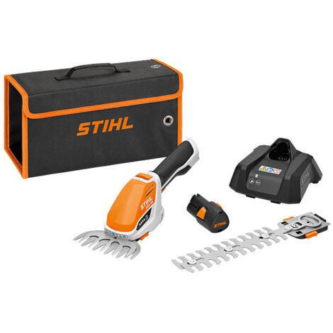 Rifinitore a batteria STIHL HSA26 10.8V lunghezza lama 20 cm Macchina + batteria + caricabatteria