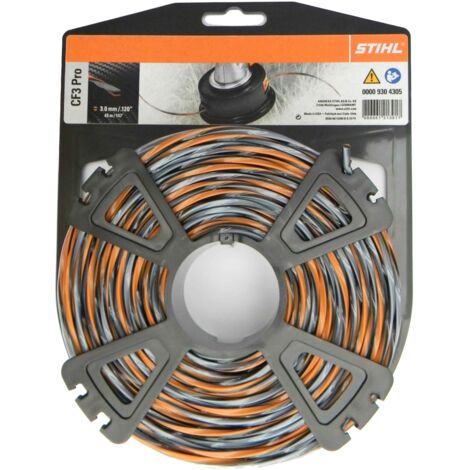 Fil de coupe High-Tech CF3 PRO Cruciforme STIHL débrousailleuse 00009304305 - 3 mm - 43 m