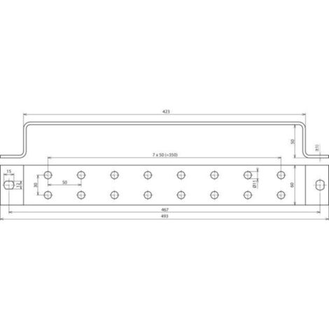 DEHN Erdungsschiene St TZn ES 2X6AP 10 ST