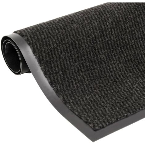 Schmutzfangmatte Rechteckig Getuftet 60x90 cm Schwarz vidaXL
