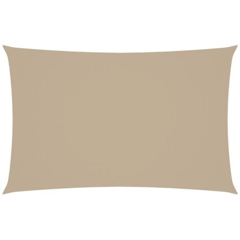 vidaXL Sunshade Sail Oxford Fabric Rectangular 5x8 m Beige (1/5)