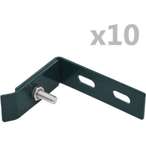 vidaXL Wand-Eckverbinder 10 Sets Grün