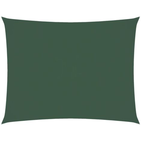 vidaXL Sunshade Sail Oxford Fabric Rectangular 5x6 m Dark Green